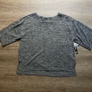 New Directions Grey Sweater Size Large